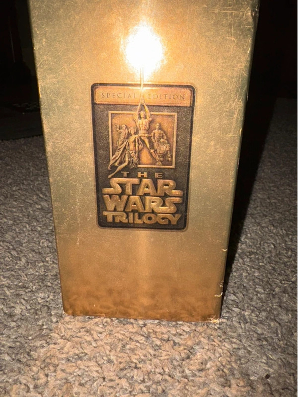1997 Star Wars trilogy vhs gold edition box set